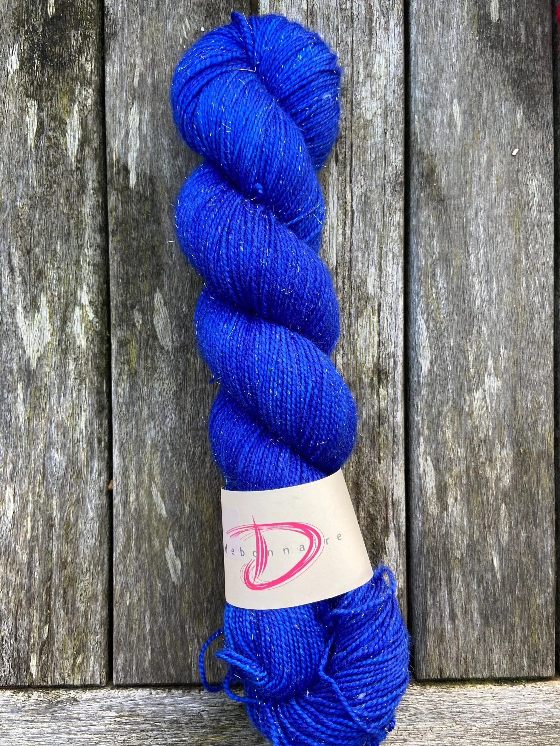 vital blue shimmer sock
