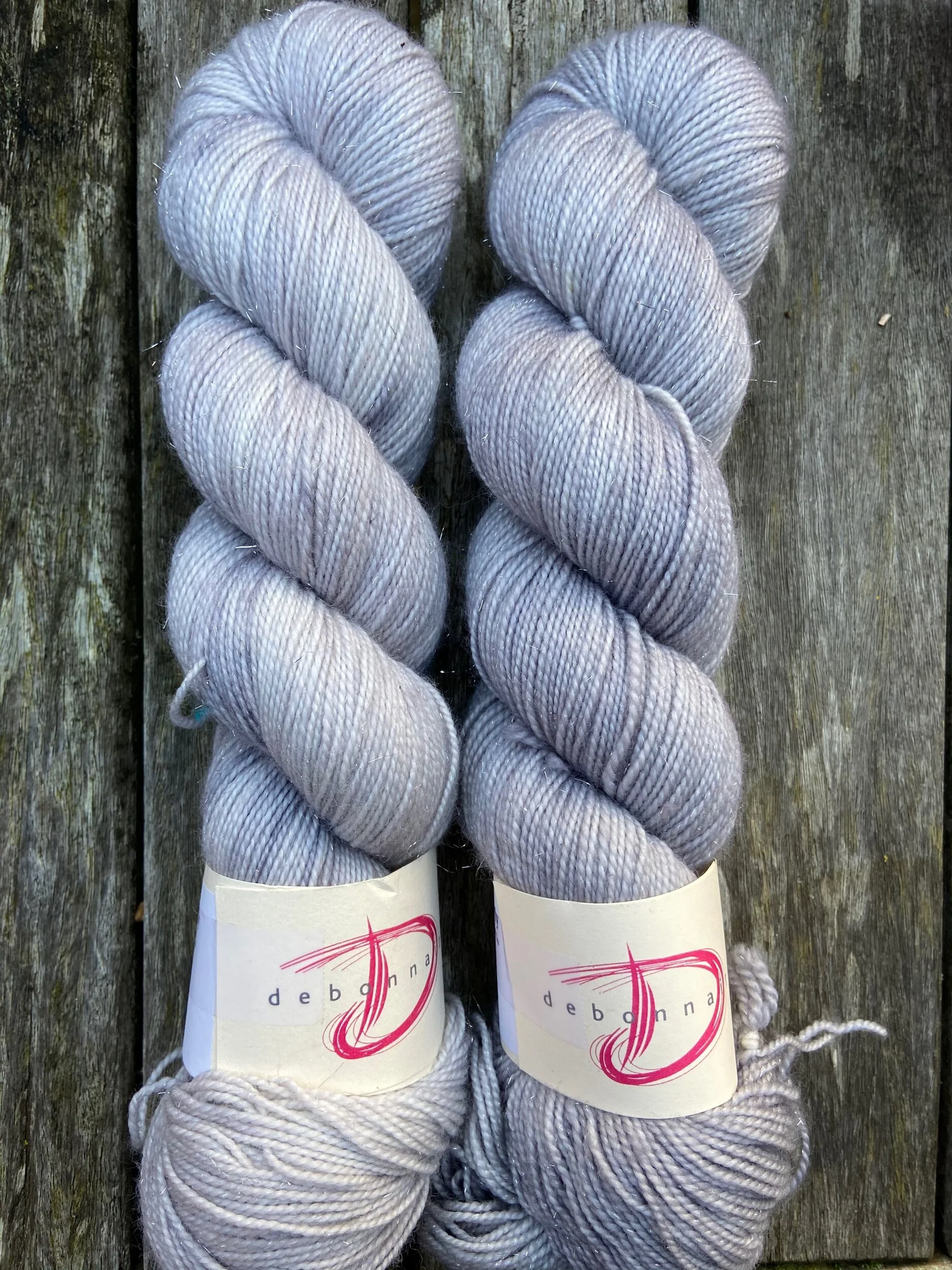silver stellina shimmer sock