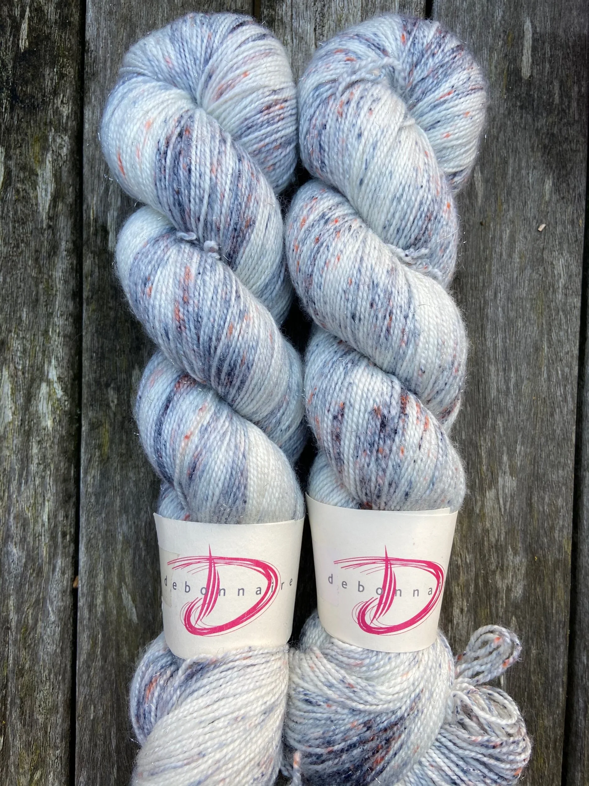 charcoal fleck shimmer sock