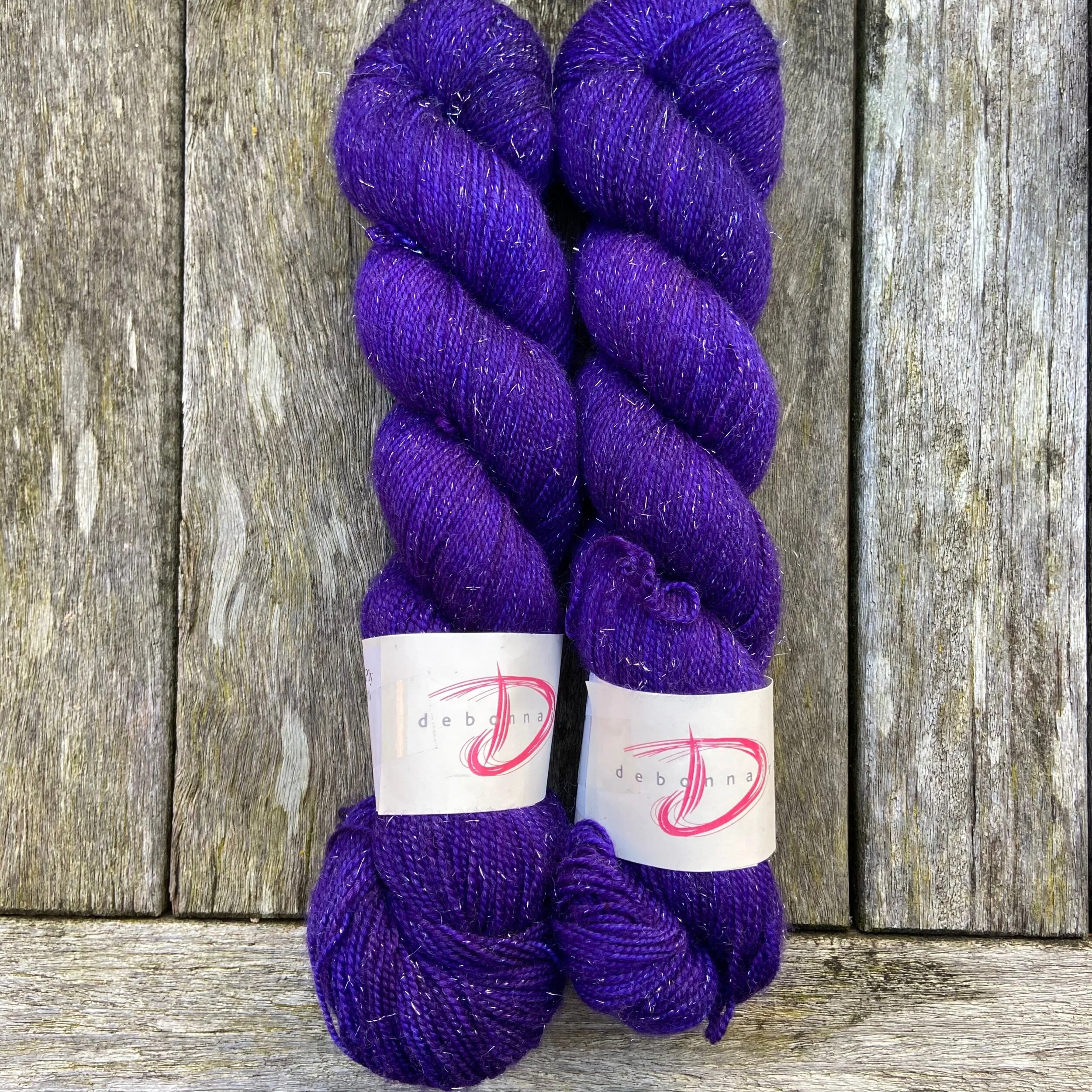 violet shimmer sock