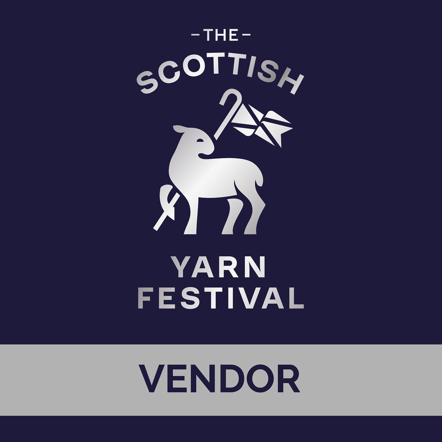 Delighted to be an exhibitor at #TheScottishYarnFestival in September. This is such a wonderful show so time to plan your trip now!