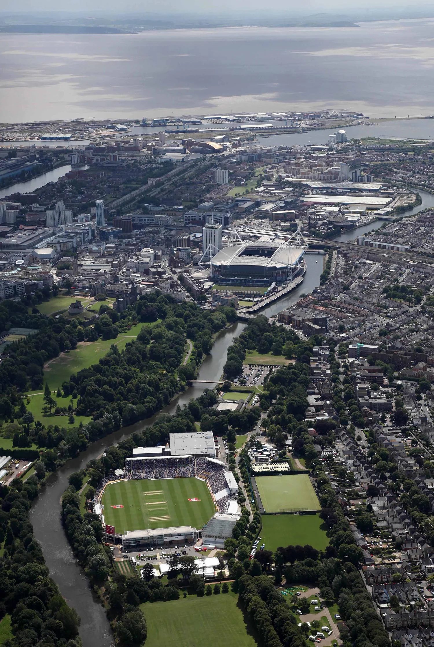 The SWALEC Stadium and Millennium Stadium