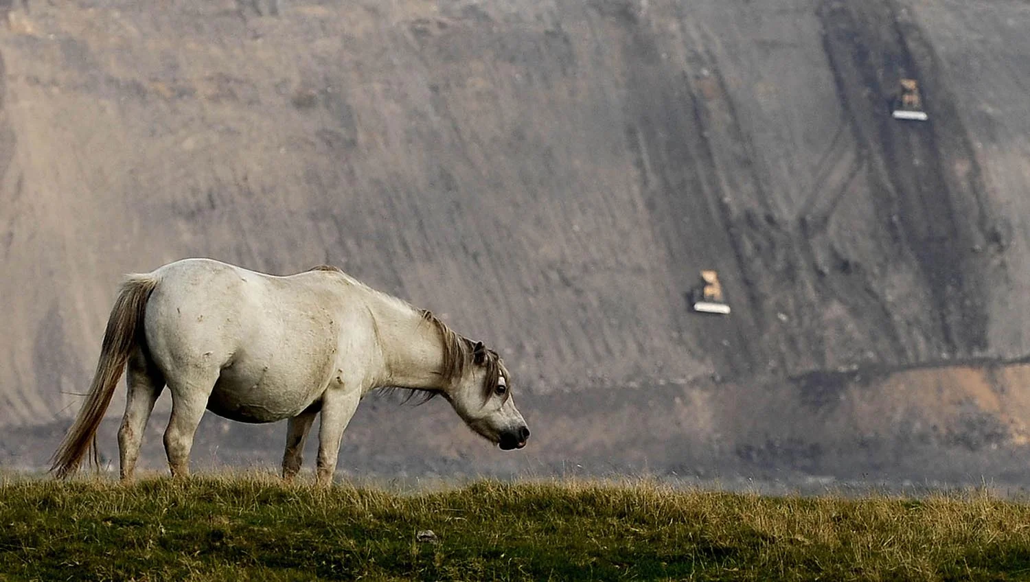 Ffos y Fran opencast mine, Merthyr Tydfil
