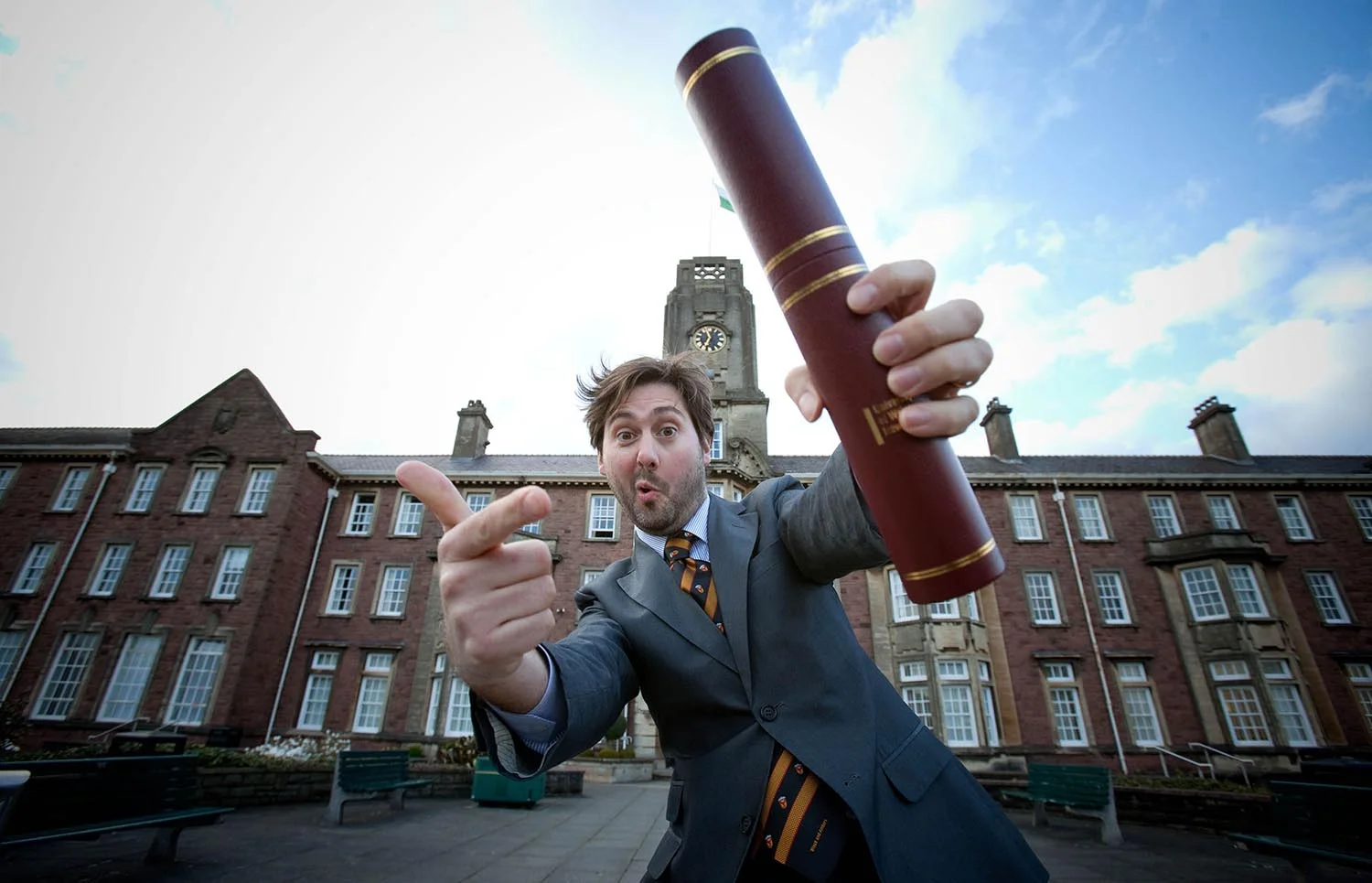 Rhys Hutchings of Goldie Lookin Chain receives an Honorary Fellowship