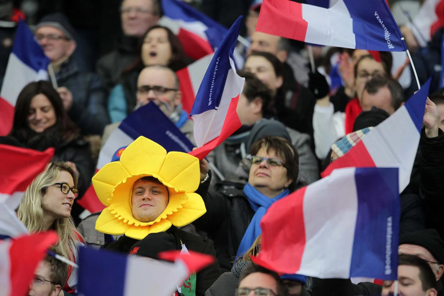 Welsh rugby fan in Paris