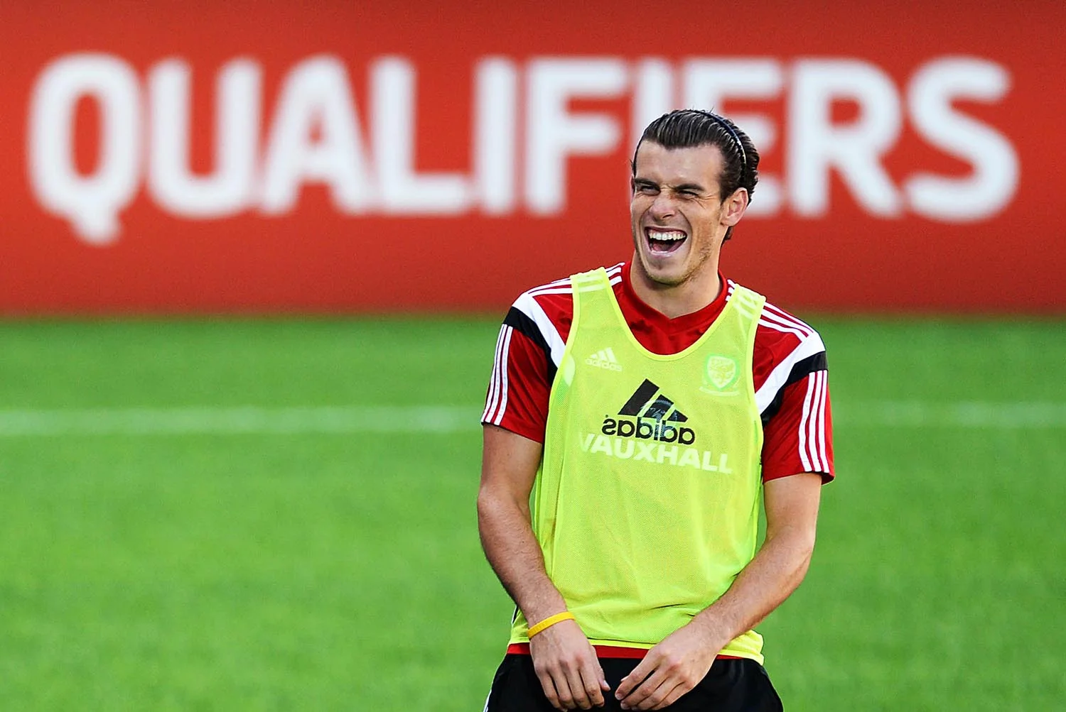 Gareth Bale during Wales training