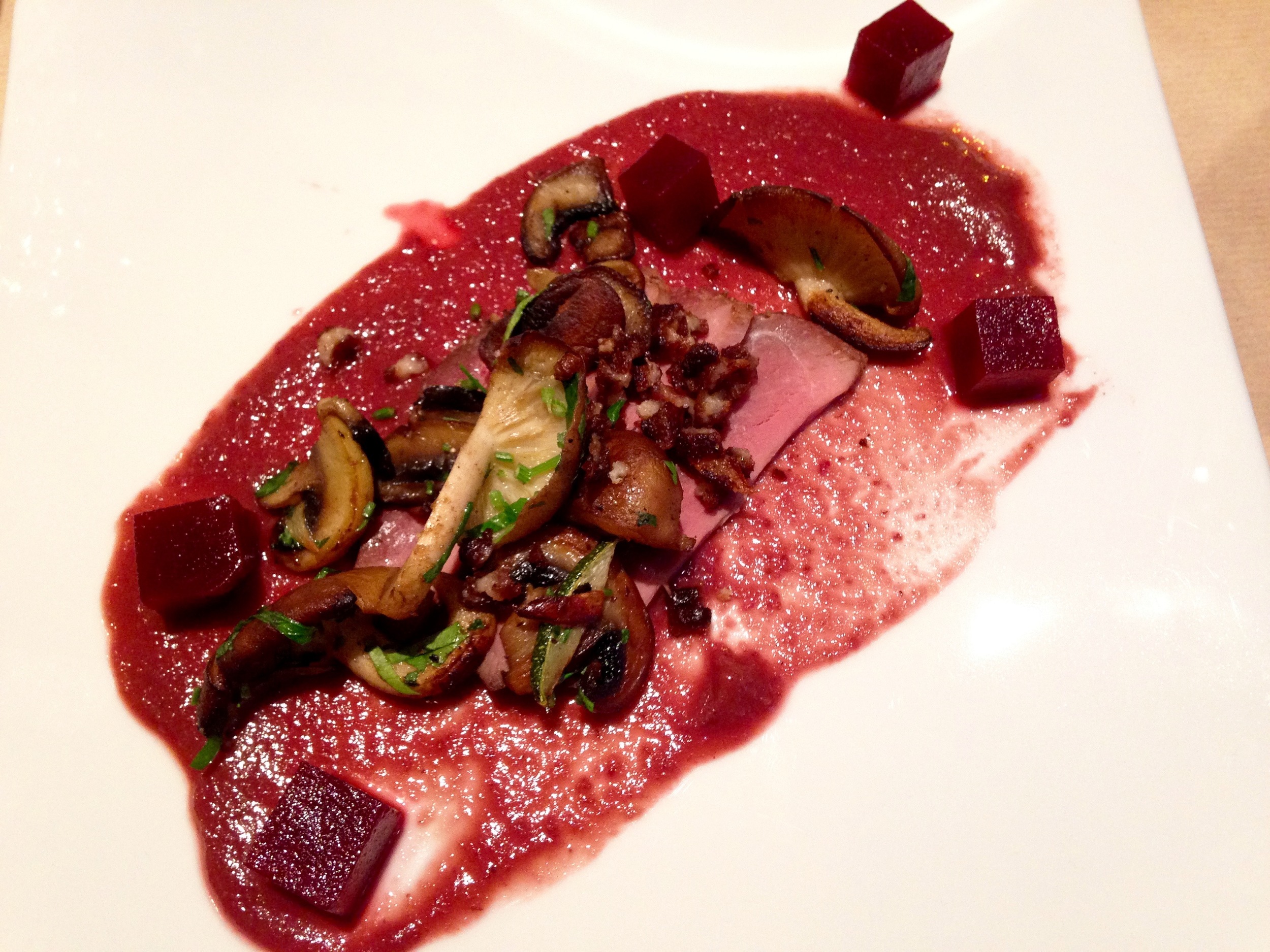 duck & cherries