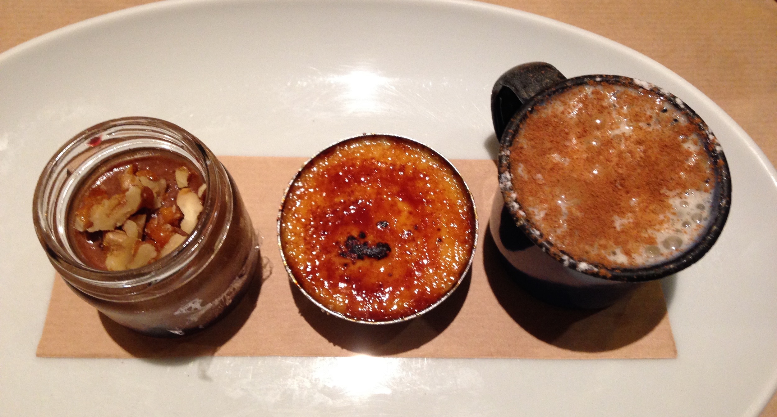dessert trio