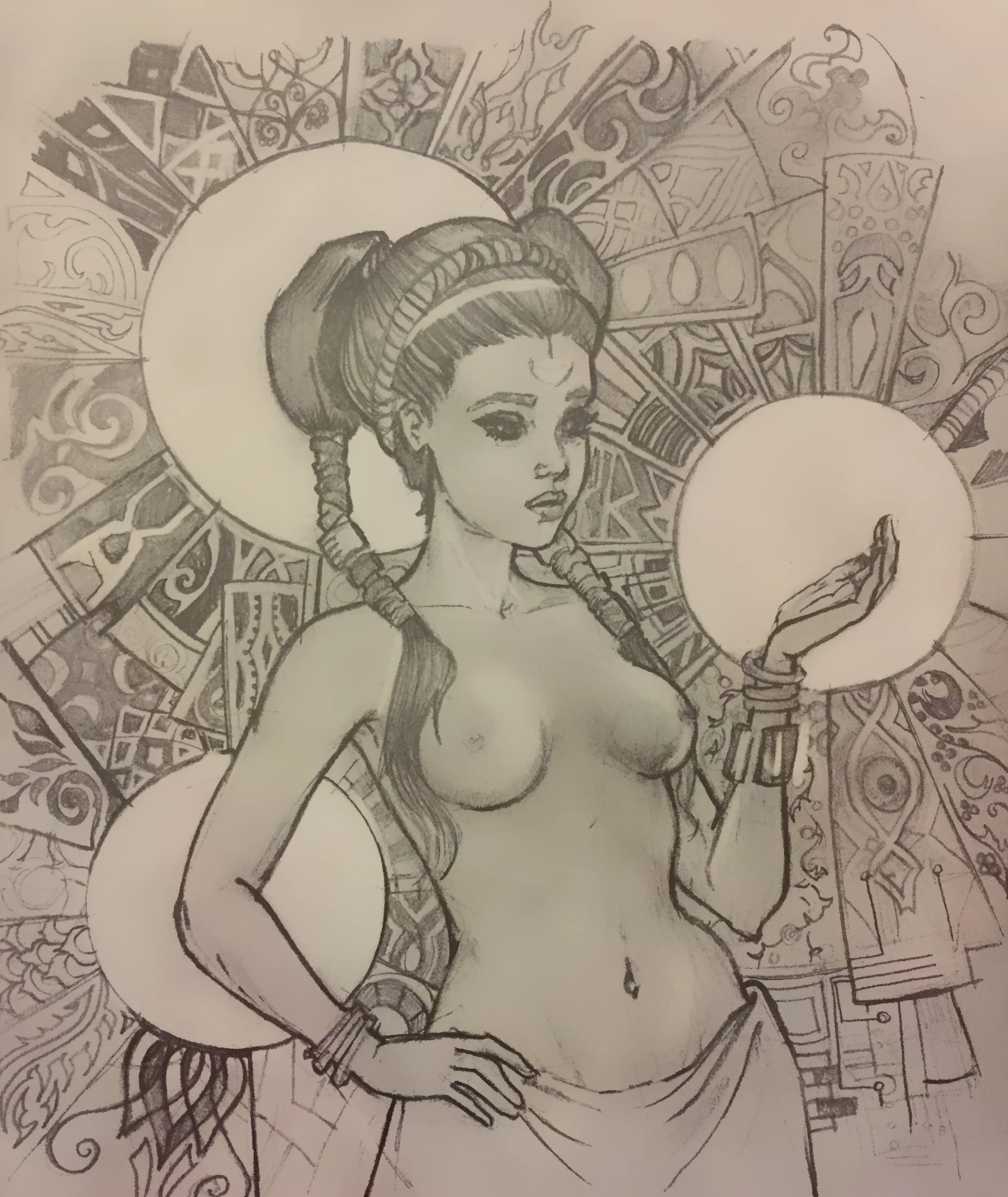 Sketch of "The Muse"