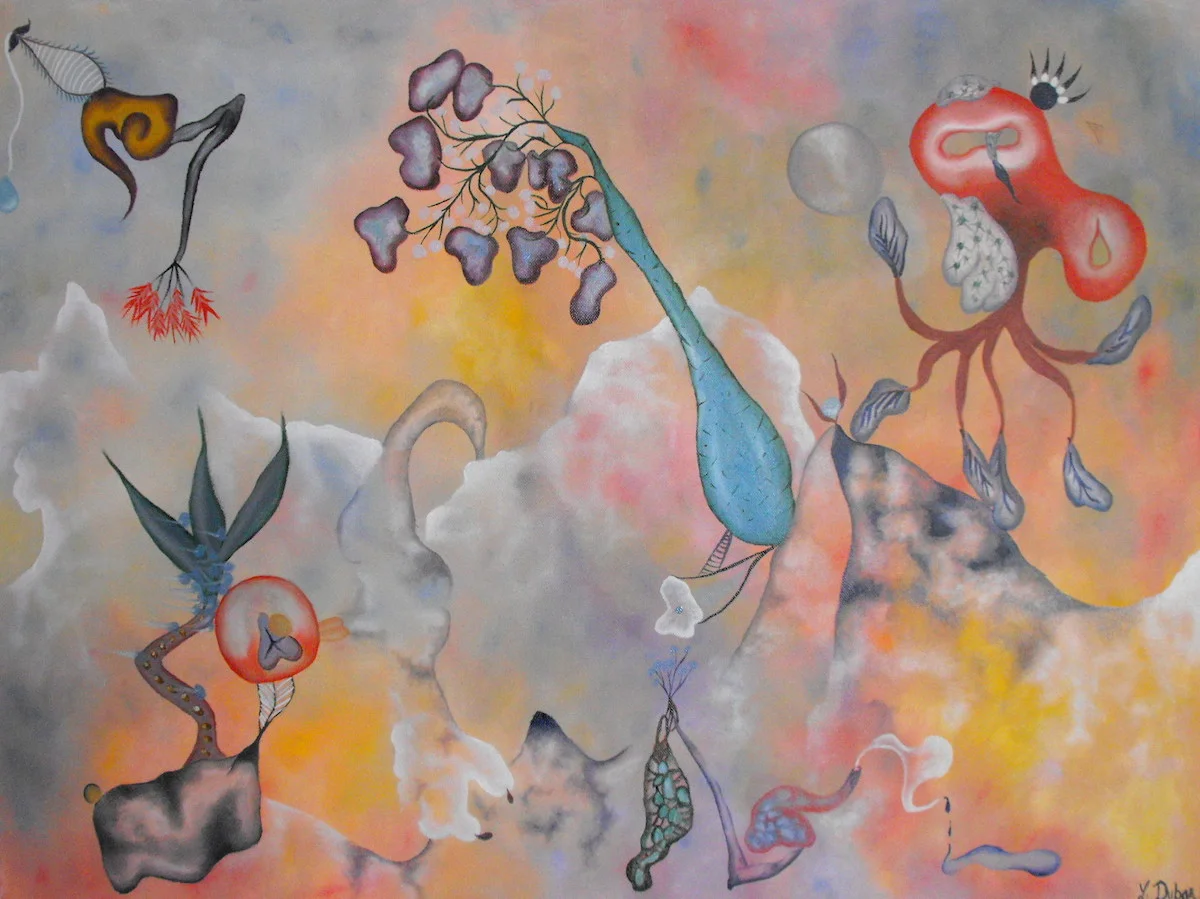 Cache-cache. Oil on canvas. 80x60 cm.