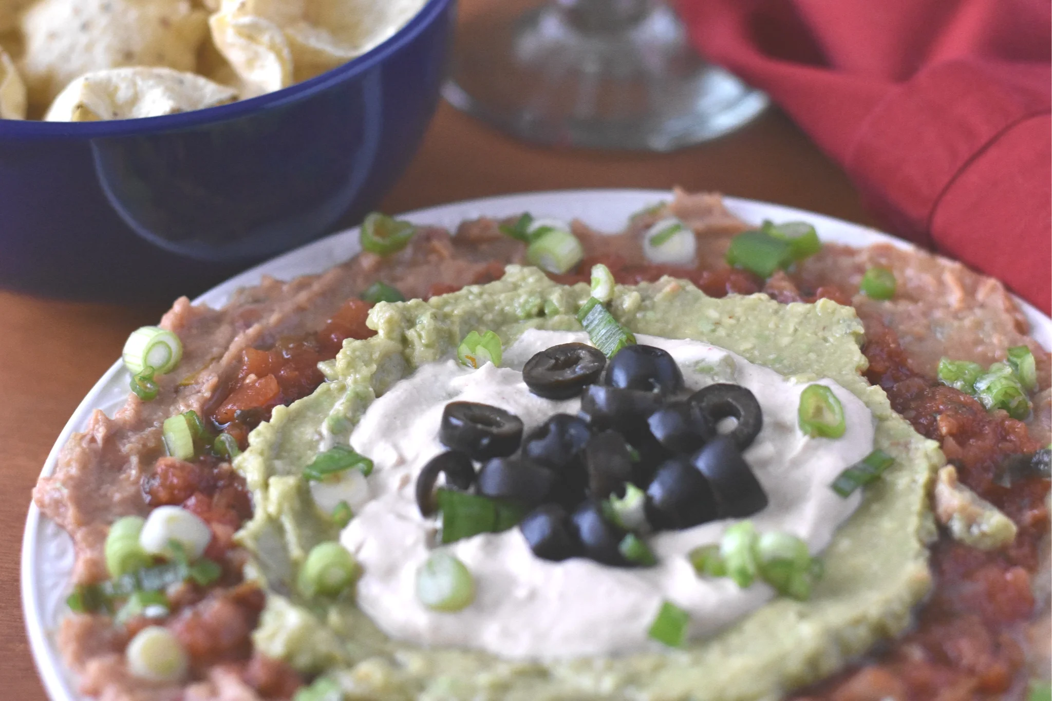 Appetizer idea for using Refried Bean Dip