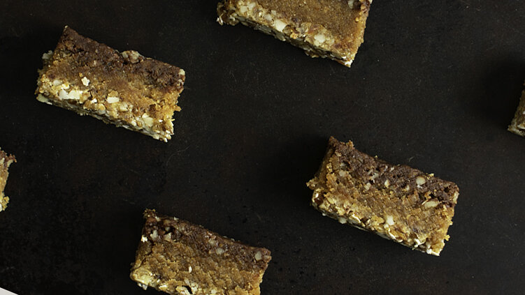 Three-Layer Peanut Butter Bars