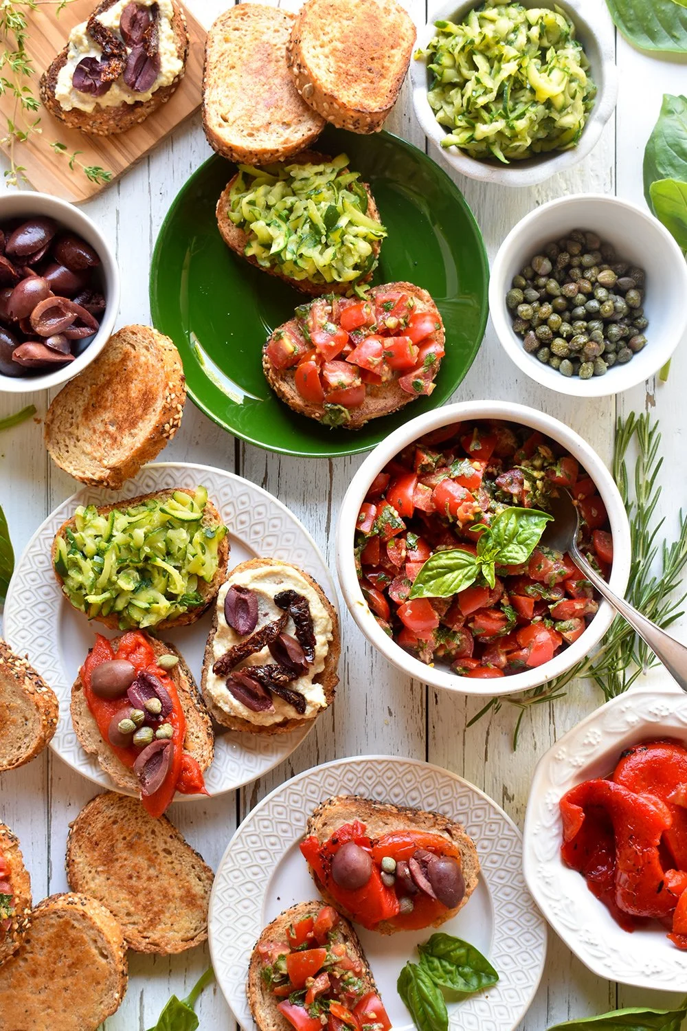 Classic Bruschetta and Variations