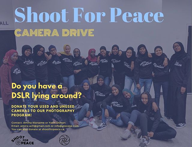 Do you have a DSLR lying around? Donate it to our photography program! 📸 ✨