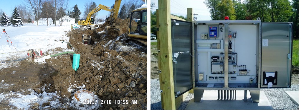  Town of Pembroke Sewer Project and Pump Station Electrical Panel 