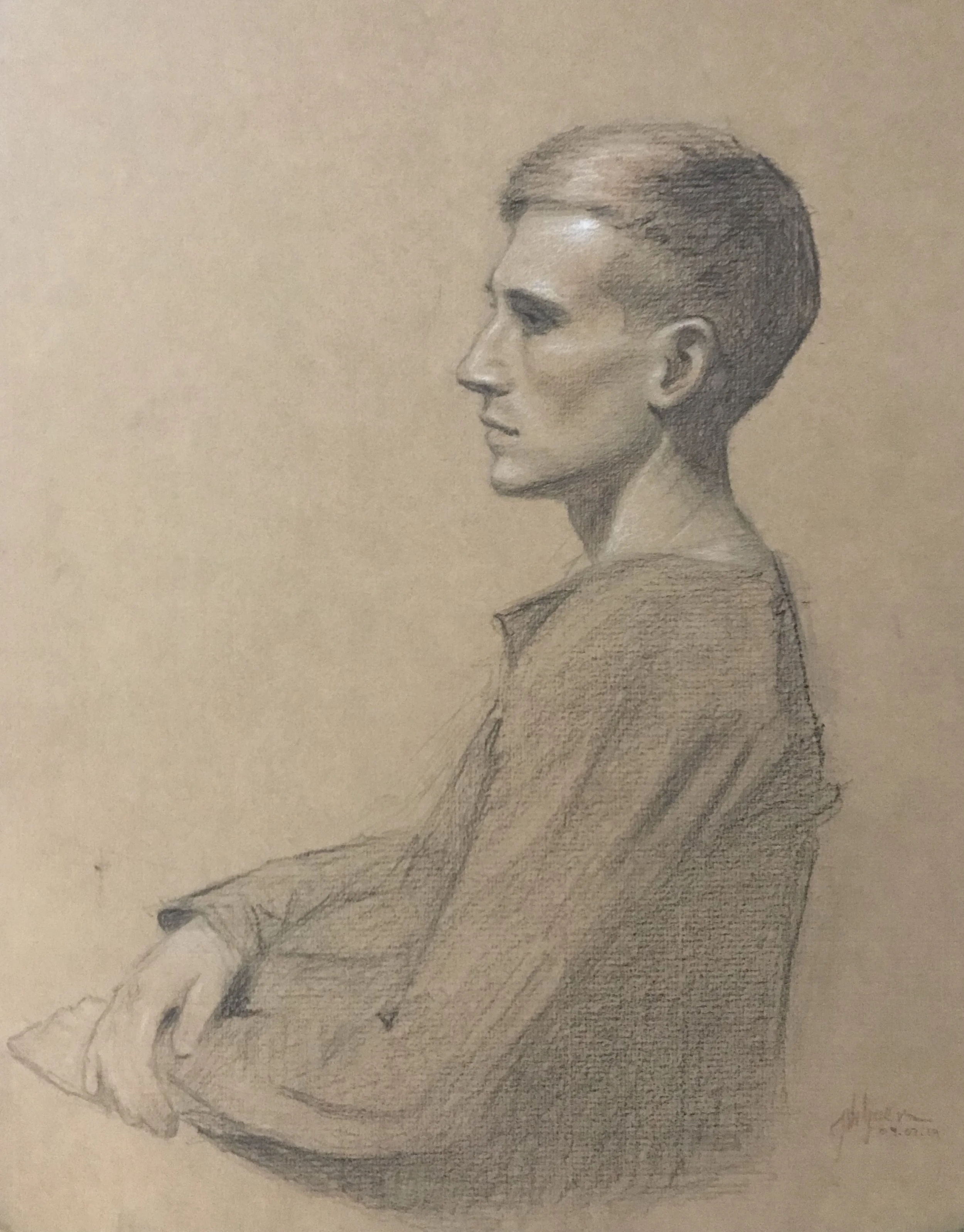 Portrait Sketch of Darian