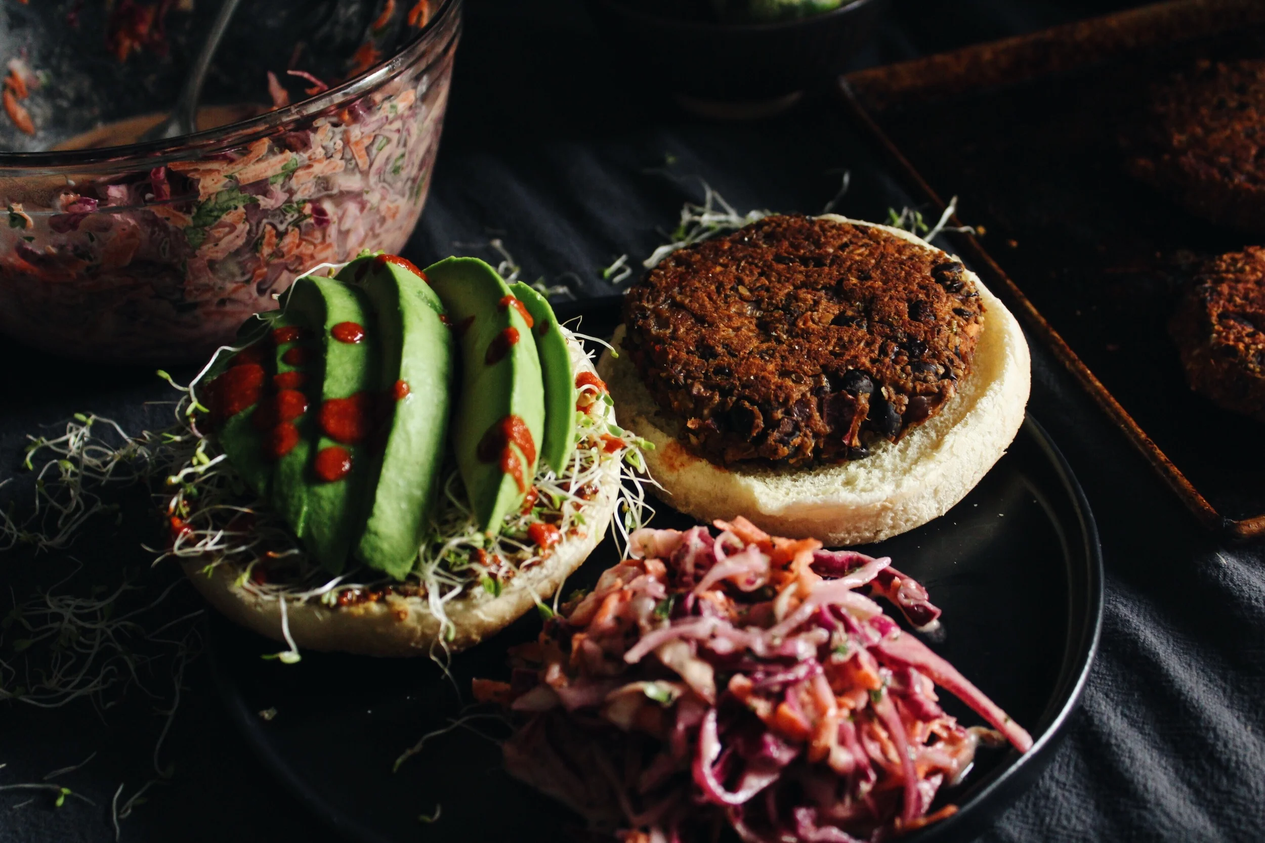 Gluten-Free Black Bean Burgers