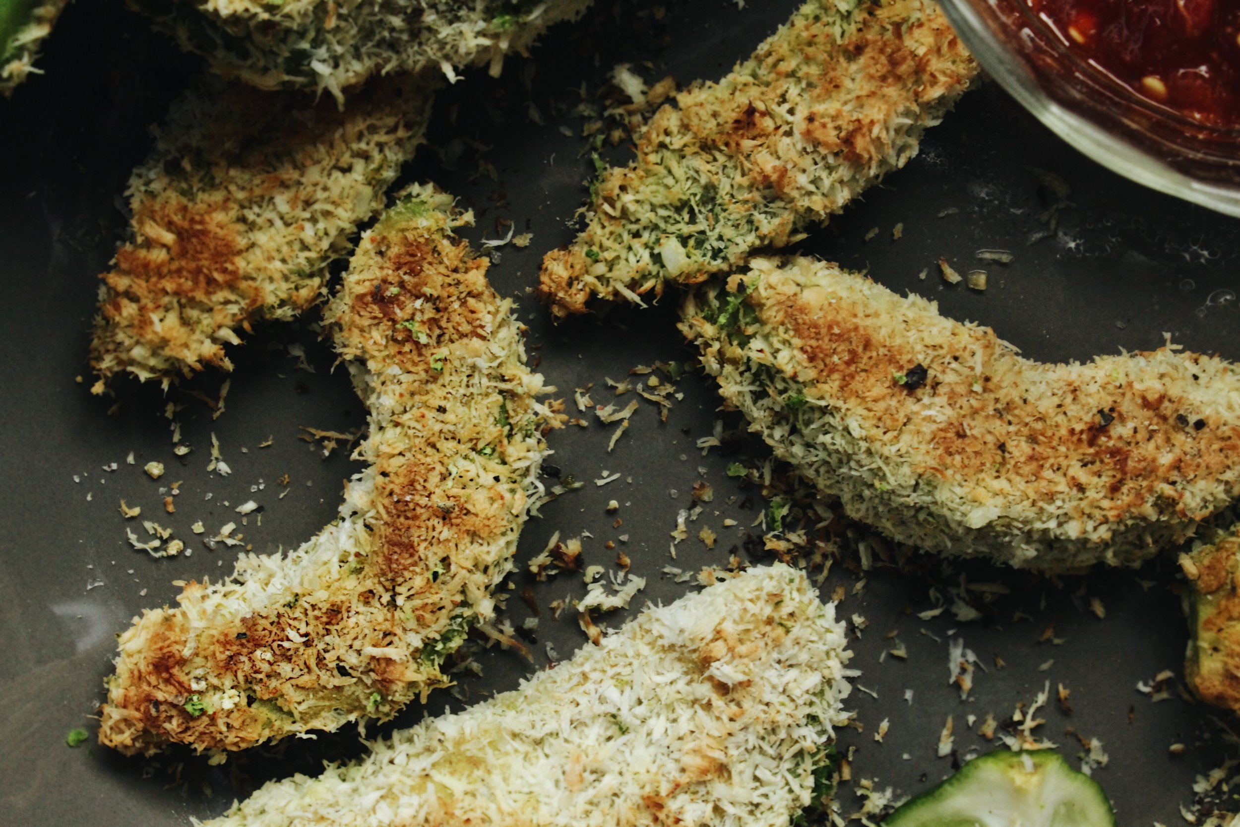 Coconut Lime Avocado Fries