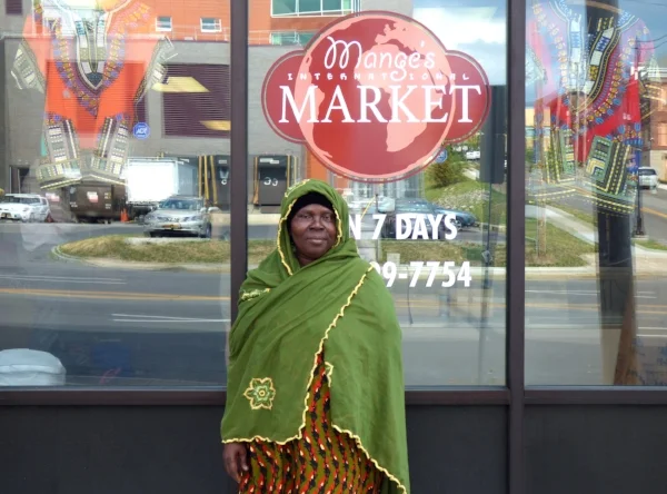 Mange's International Market, located on the Northside of the City of Syracuse and run by one of our New American entrepreneurs.