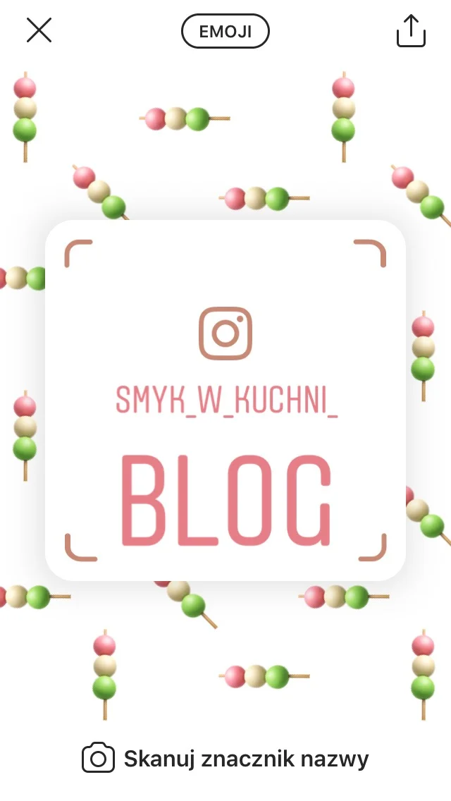 Znacznik nazwy na Instagramie