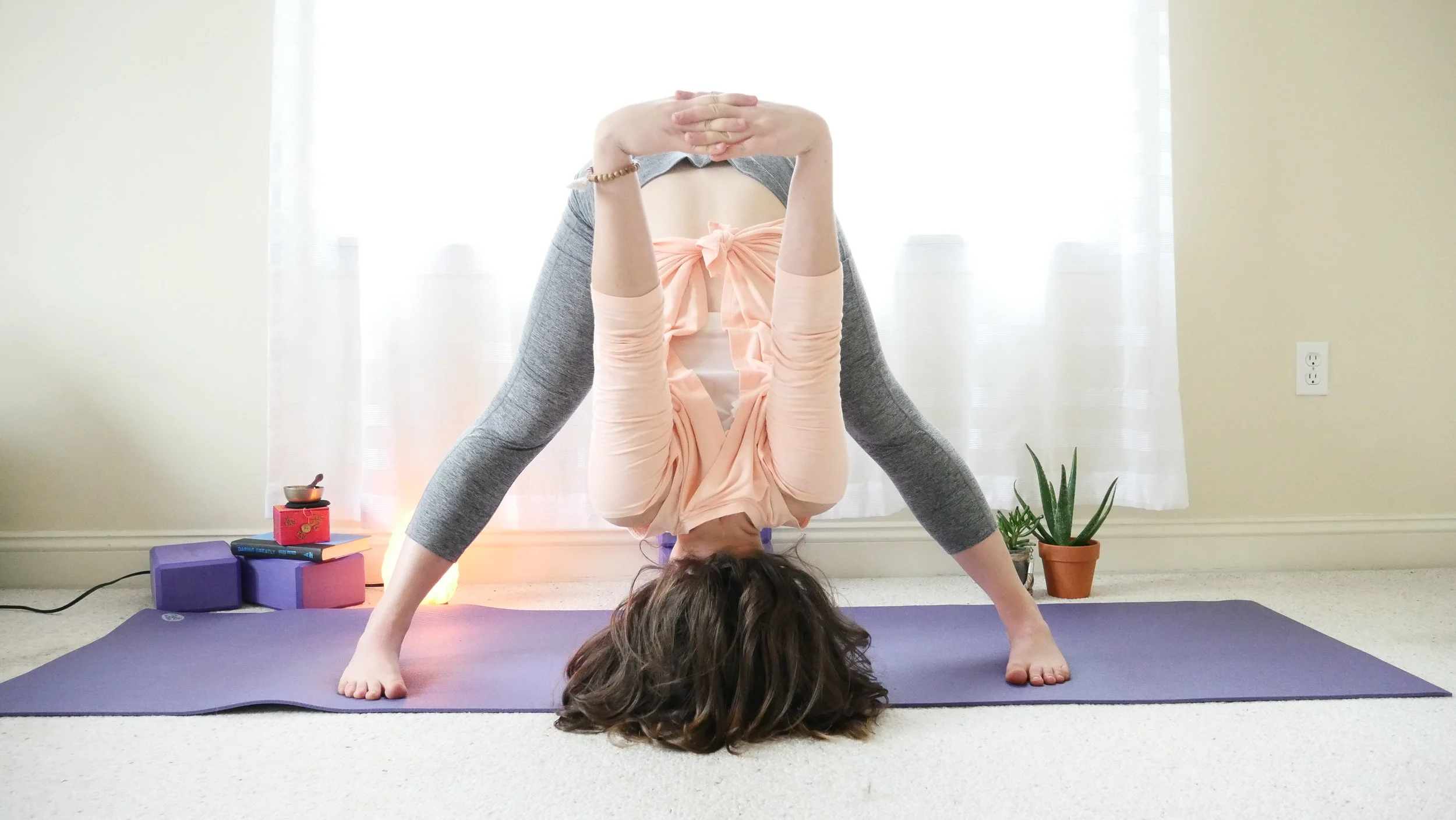 Prasarita Padottanasana (Wide Legged Forward Fold w/ Bind)