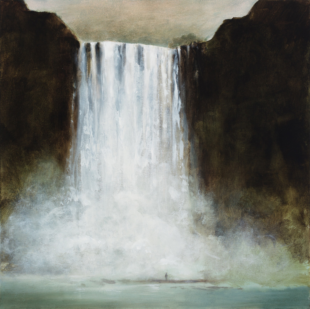 The Falls, 24"x24", acrylic on canvas