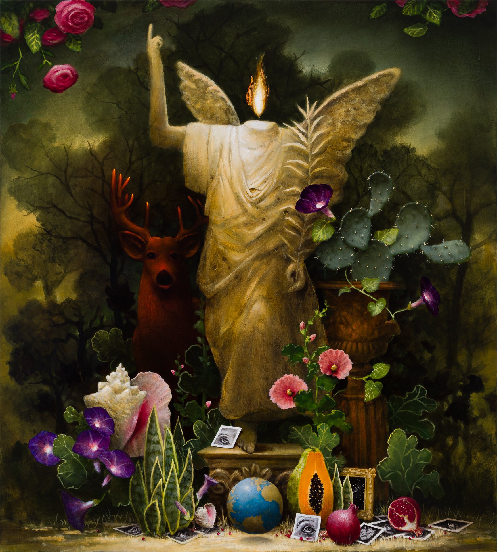 Temple of Clear Vision. 60"x54"