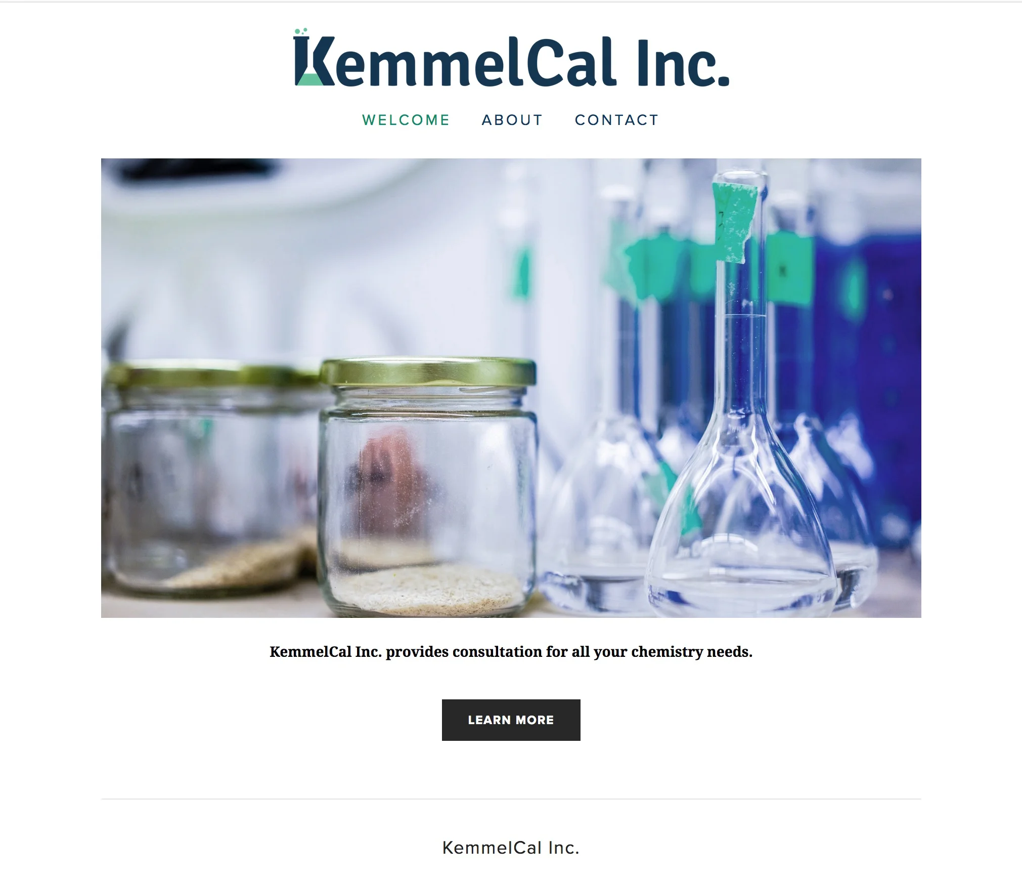  Client: KemmelCal Inc. Date: May 2018 Site:  www.kemmelcal.com  