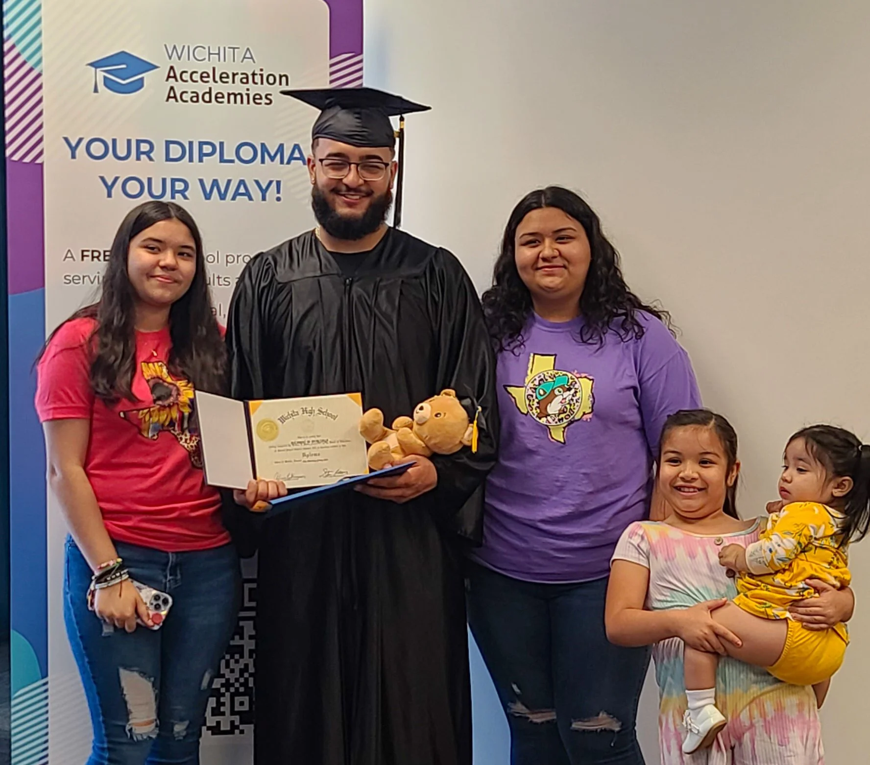 For Wichita s First Grad A Long Journey And Worth Every Mile 