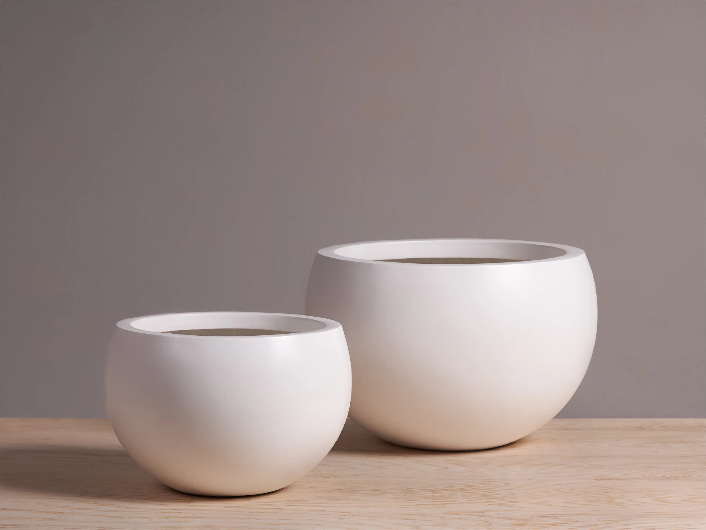 Outdoor Planters White