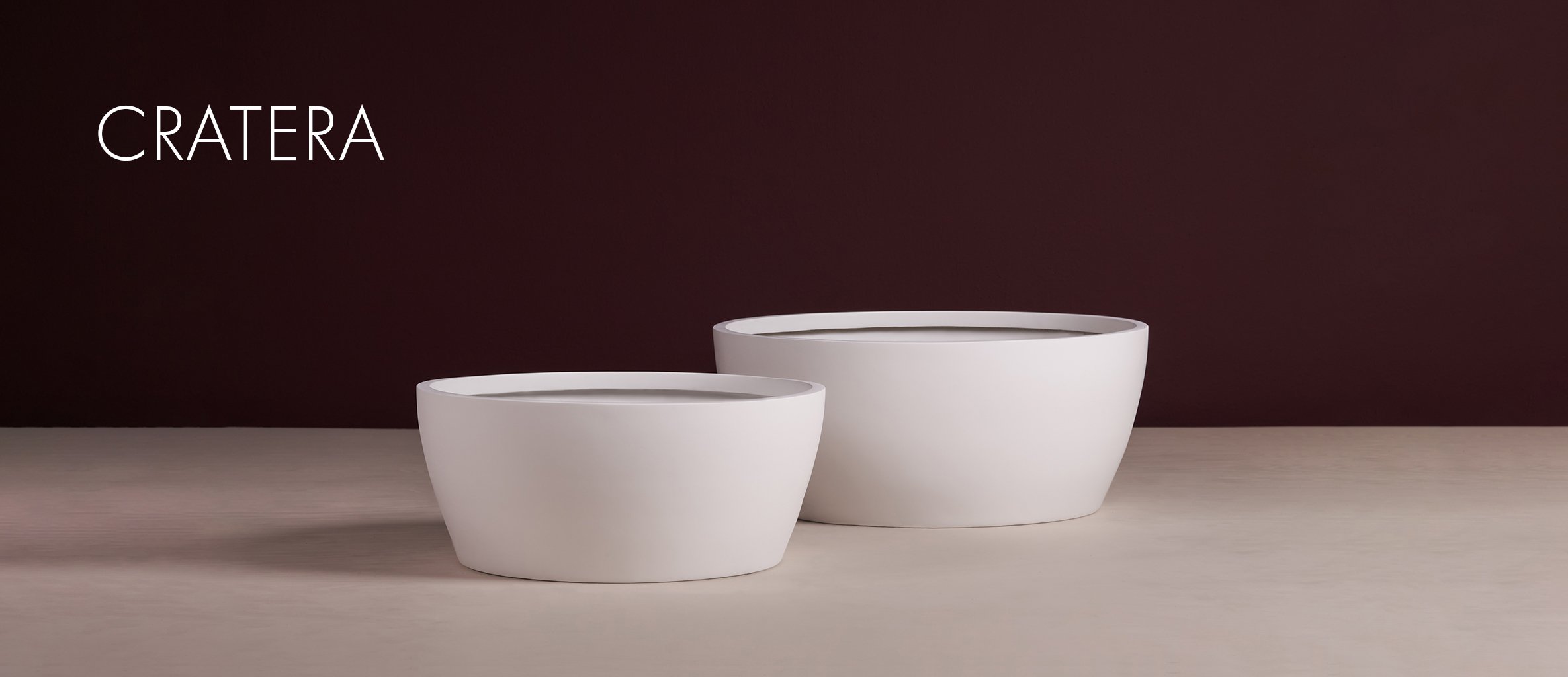 Fiberglass Bowl Planter in White.jpg