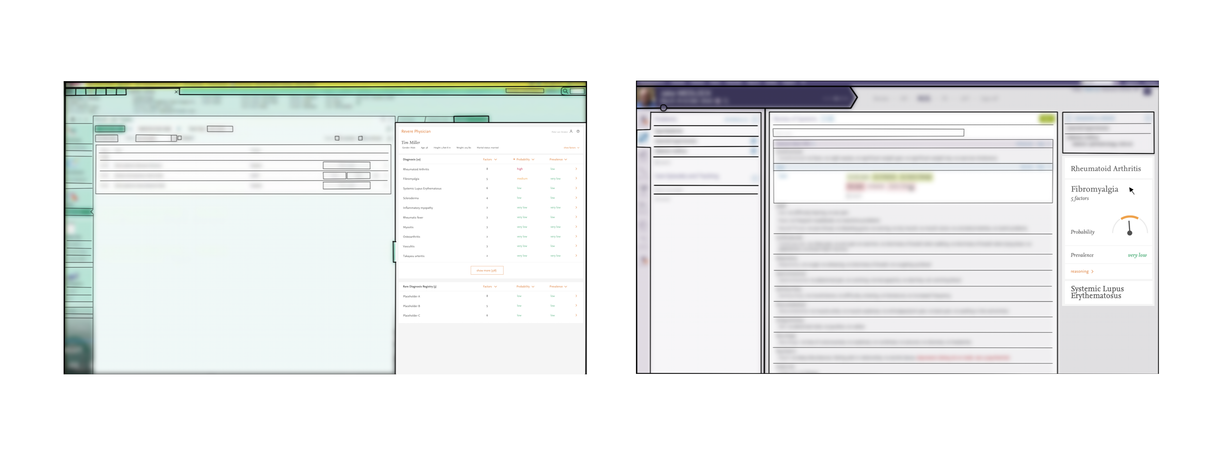 EMR integration with iFrames, Widgets and Links to launch a standalone application. EMRs are often customized by the practice to suit their needs.
