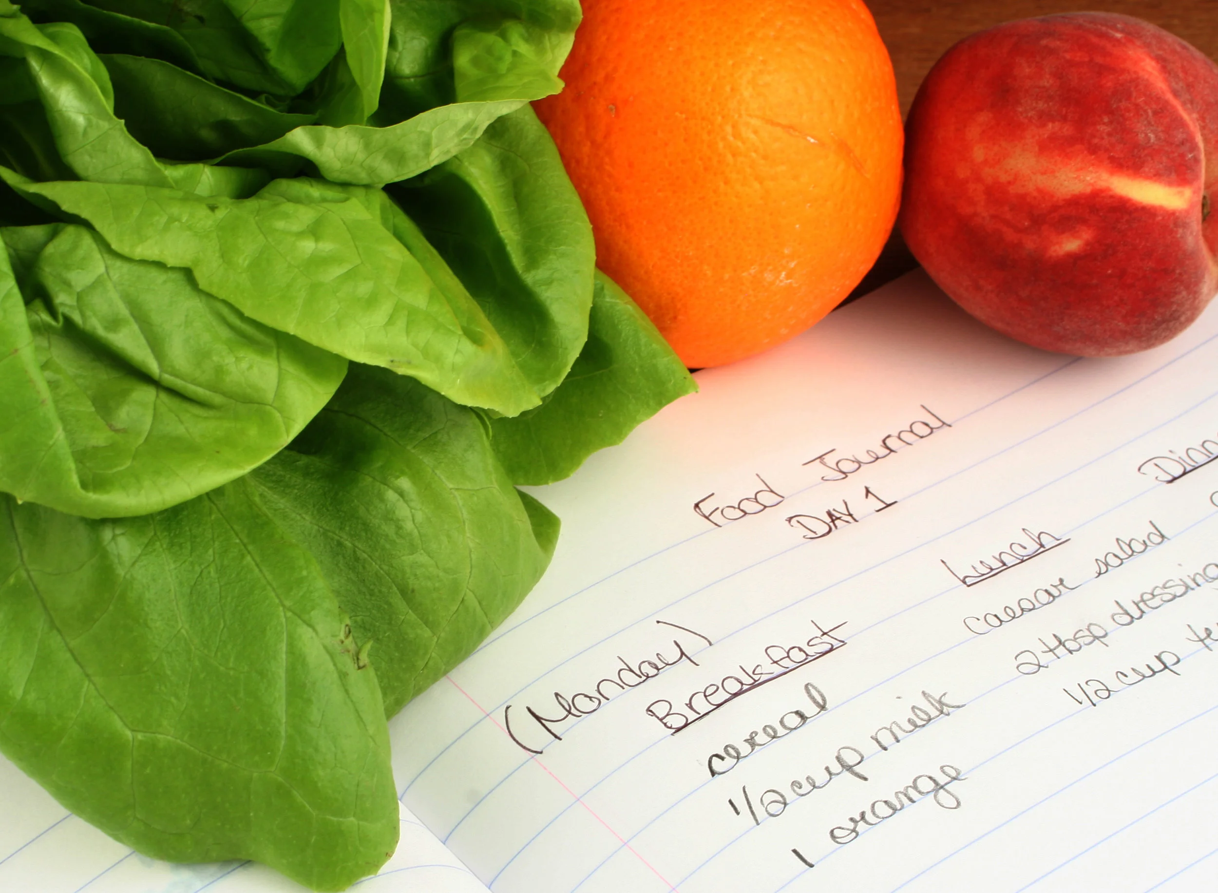 Either a basic notebook or an electronic app - whatever works for you will work for weight loss.