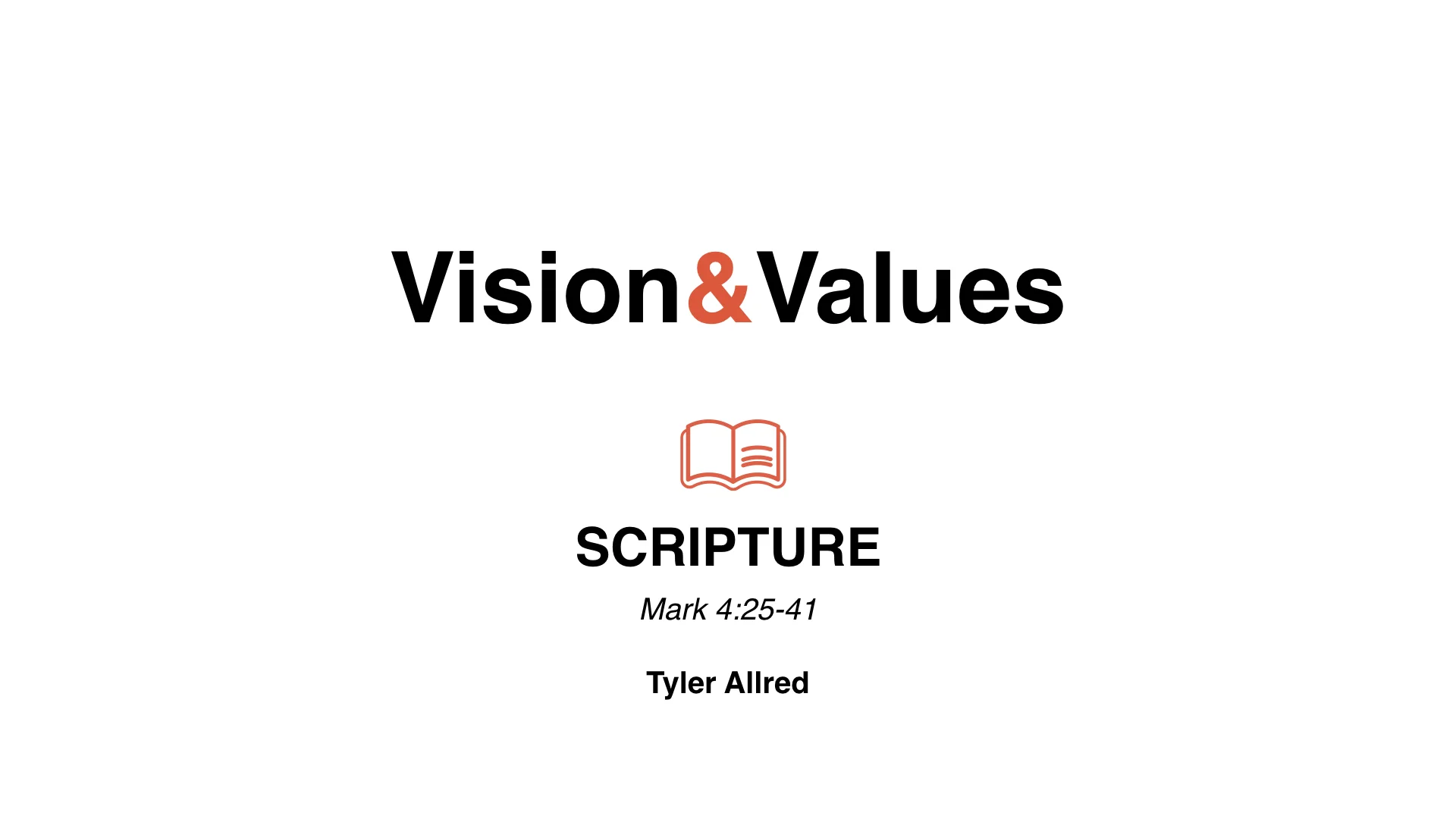 October 13 &amp; 14, 2018 | Vision and Values: Scripture 
