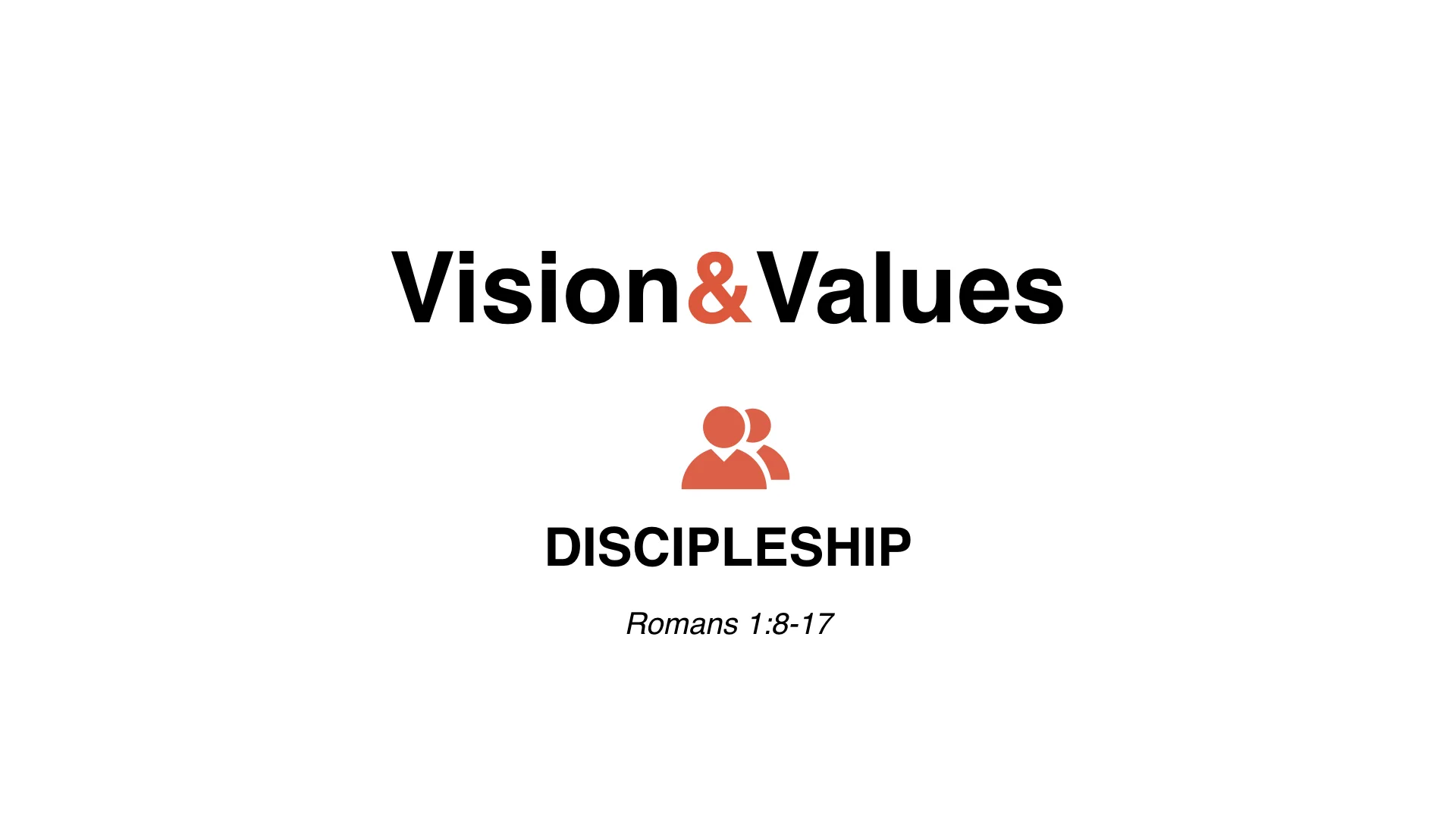 October 20 &amp; 21, 2018 | Vision and Values: Discipleship 