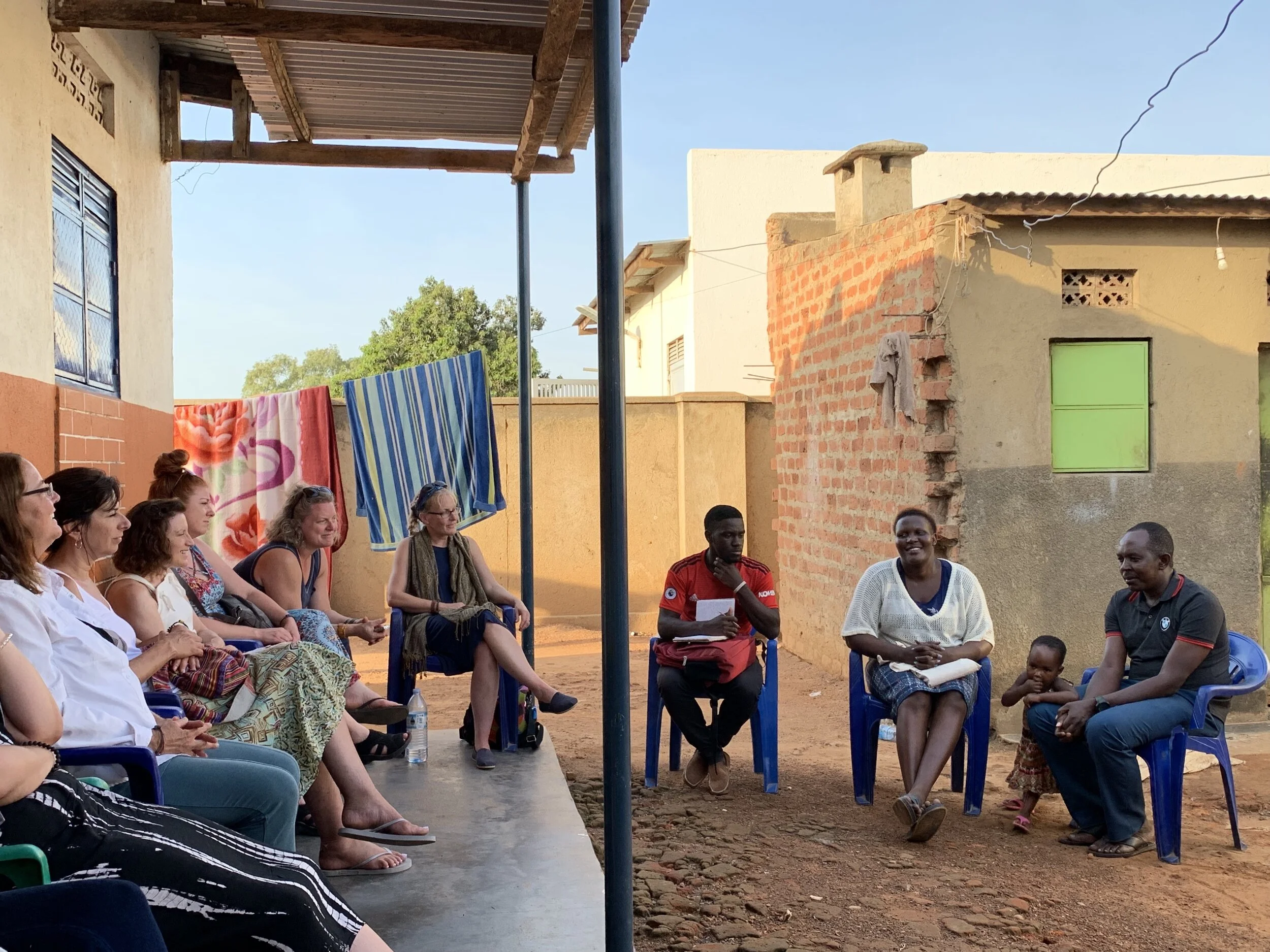 Country Director Collines Angwech brought our 2019 Cultural Immersion Trip participants to the home of Ayena Godfrey to learn more about the challenges faced by parents & small business owners in Namasale.