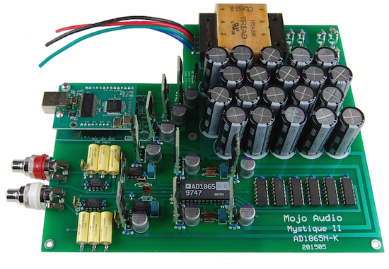 Mystique v2.0 board with all the goodies