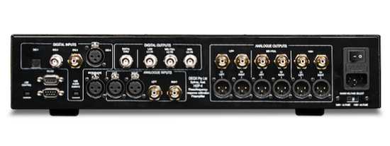 DEQX HDP-4 rear panel.