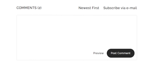 This is the Comment box that appears under every Audiophilia post. Just fill in your comment and press Post Comment. You can preview your comment, show the comment order or subscribe to the comment thread via email.