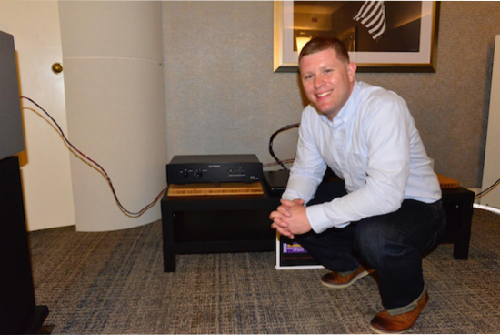 Very friendly and hospitable Mark Sossa (Well Pleased AV) informed me of the new Aqua Formula Optologic DAC ($13,800), which they call `The Italian DAC’; it runs via a FPGA. Hope to see that one in action soon. 