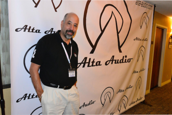 Jay B. Lawrence, Audio Society of Long Island. Helping out with the 4 Alta Audio Rooms.