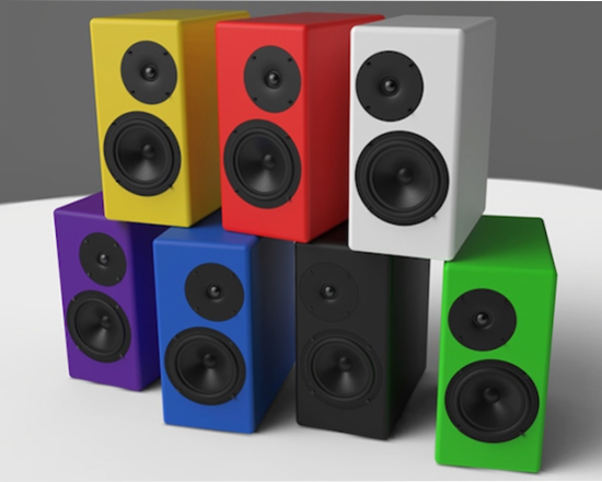 The Light Roasts 2.0 come in many colours plus white, black and various wood finishes.