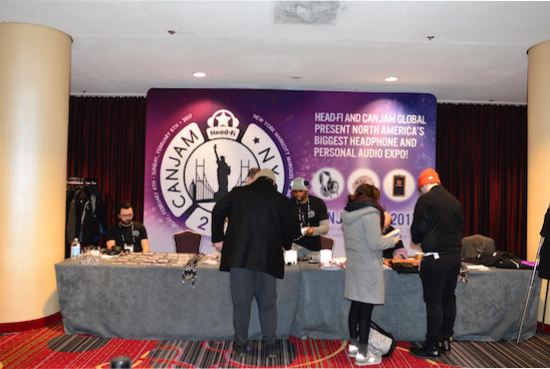 Quick work at the registration desk. 