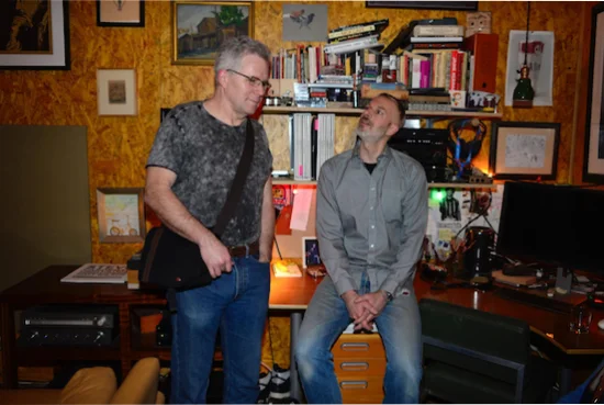 Jim Austin of Stereophile and John DeVore.