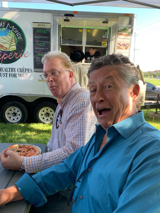 Two of my dearest Toronto friends, Rick and Charles—BMW genius and conductor extraordinaire.