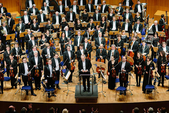 Adam Fischer with the Düsseldorfer Symphoniker. Photo: Adam Fischer.