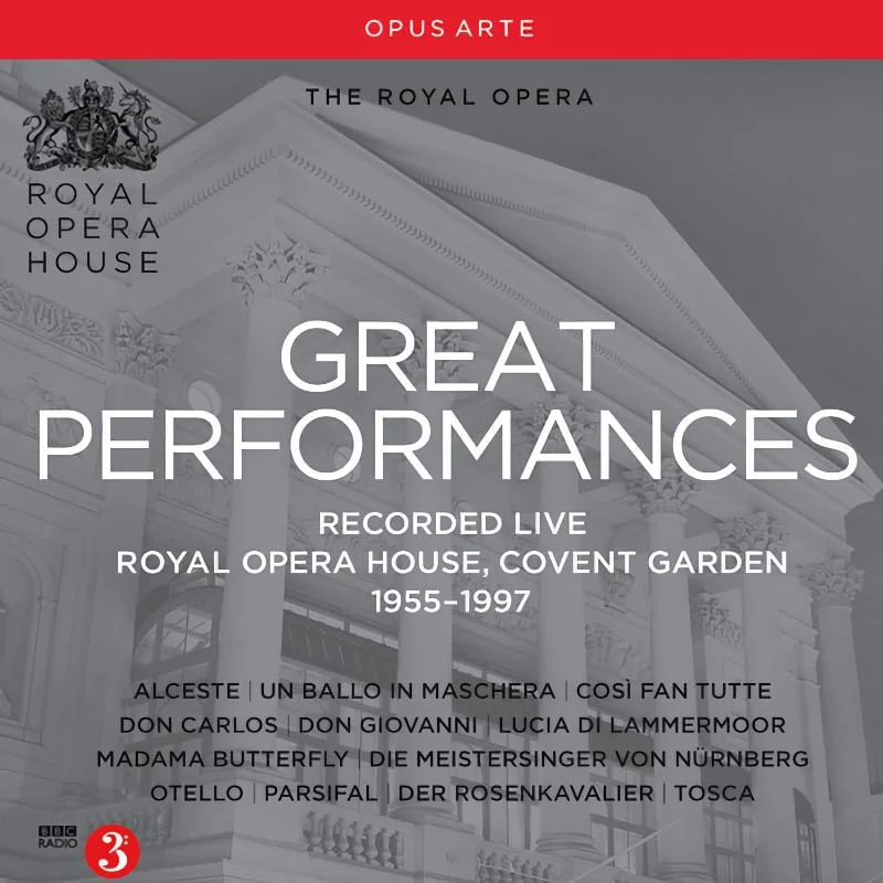 The Royal Opera: GREAT PERFORMANCES  Recorded live at the Royal Opera House, Covent Garden 1955-1997/Opus Arte/32 CDs