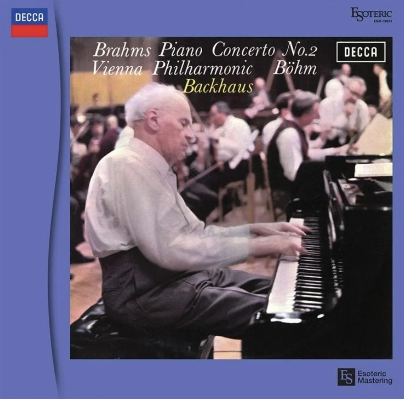 Brahms: Piano Concerto No. 2/Wilhelm Backhaus, piano/Vienna Philharmonic/Karl Böhm—ESOTERIC Mastering vinyl reissue [2025]