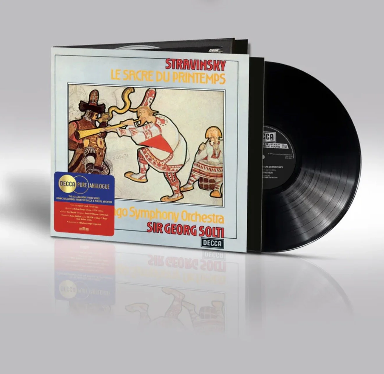 Decca Pure Analogue—Stravinsky: The Rite of Spring/Solti conducting the Chicago Symphony Orchestra—45 RPMvinyl reissue 