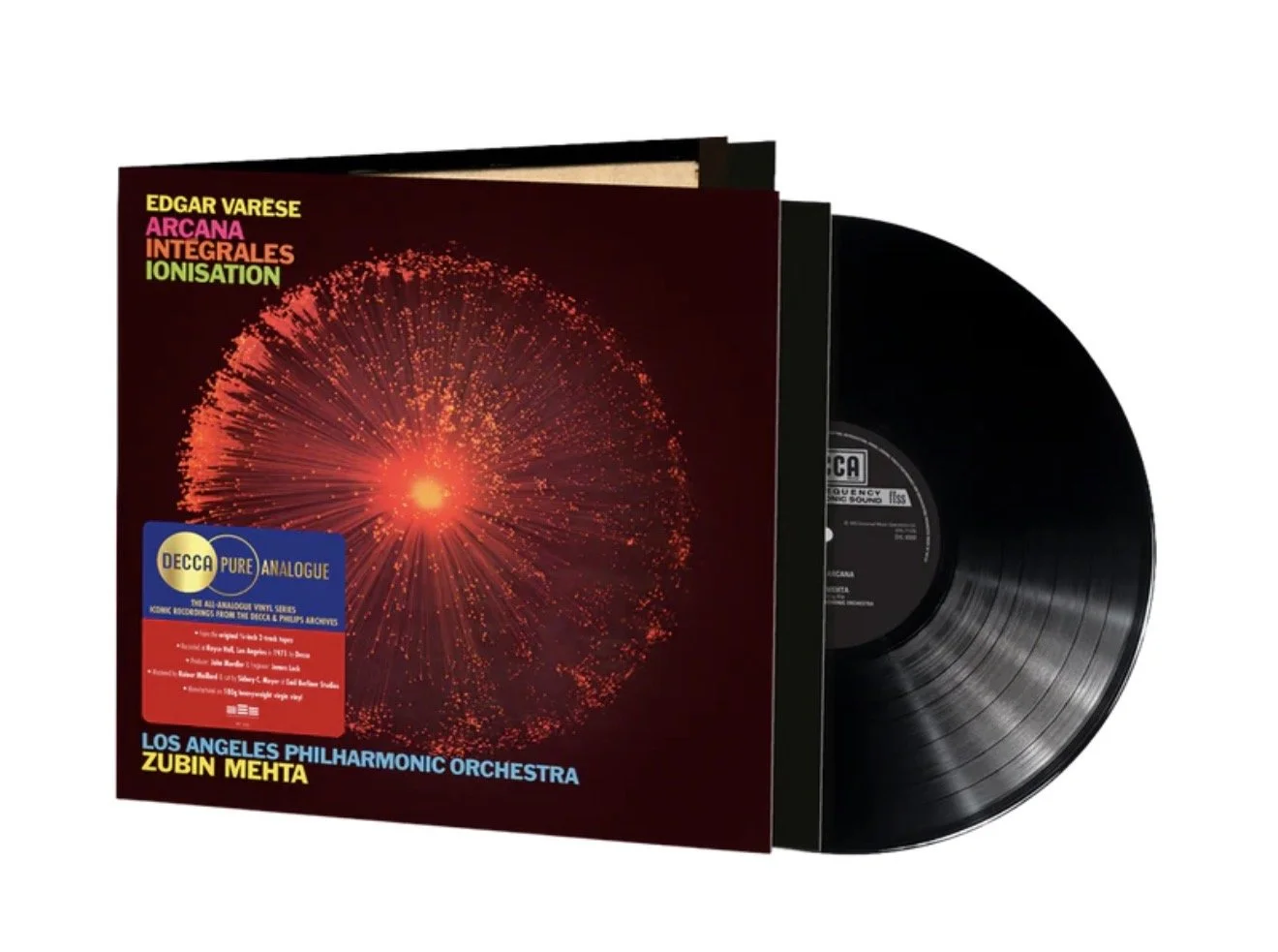 Edgard Varèse: Arcana • Intégrales • Ionisation—Zubin Mehta / Los Angeles Philharmonic—Decca Pure Analogue (2026)
